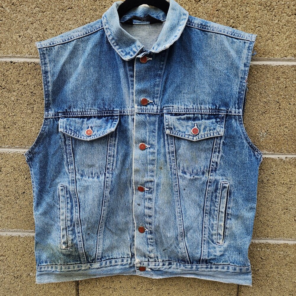 EXPRESSIONS Vintage Jean Vest